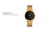 Reloj Pulsera Analógico Gadnic Elegante De Cuarzo 