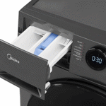 Lavasecarropas Midea Inverter 8 Kg Mf200d80wb/t-a1 Titanio