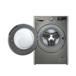 Lavasecarropas Lg Carga Frontal 9/5kg Inverter Plateado