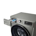 Lavasecarropas Lg Carga Frontal 9/5kg Inverter Plateado