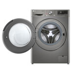 Lavarropas Carga Frontal ThinQ 10 Kg Silver LG WM10VVC4S6