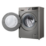 Lavarropas Carga Frontal ThinQ 10 Kg Silver LG WM10VVC4S6