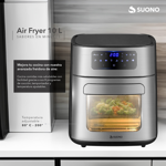 Freidora airfryer digital 10 lts Suono