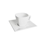 JUEGO VAJILLA X42 PORCELANA CUADRADO BLANCO Oxford