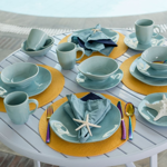 JUEGO VAJILLA X42 PORCELANA BLUE BAY - OXFORD