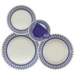 SET X 6 PLATOS HONDOS 21CM GRECIA OXFORD