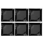 Cuadrado Negro - Set X 6 Platos Hondos 21 Cm