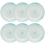 SET X 6 PLATOS PLAYOS 24CM MANDALA OXFORD