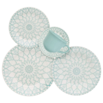 SET X 6 PLATOS PLAYOS 24CM MANDALA OXFORD