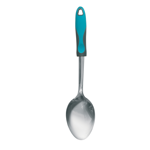 Cuchara Para Guiso Acero Inoxidable  Mango Azul Utensilio Cocina