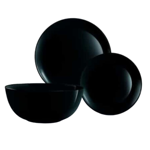 Juego De Vajilla X 9 Piezas Diwali Noir Luminarc