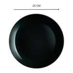 Juego De Vajilla X 9 Piezas Diwali Noir Luminarc