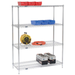 Estanteria Metalica Cocina Cromada 4 Estantes 120x30x60cm