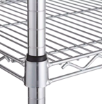 Estanteria Metalica Cocina Cromada 4 Estantes 120x30x60cm