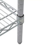 Estanteria Metalica Cocina Cromada 4 Estantes 120x30x60cm