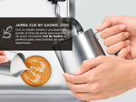 Kit Jarra De Leche Gadnic J350 + Termómetro Barista Con Pinza 