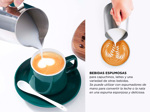Kit Jarra De Leche Gadnic J350 + Termómetro Barista Con Pinza 