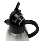 Jarra Termica 1.2 L Acero Inox C Boton Negro Y Pico Vertedor