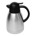 Jarra Termica 1.2 L Acero Inox C Boton Negro Y Pico Vertedor
