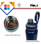 Botella Sport HOLZ 800ml Azul Deportiva Acero Inoxidable