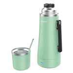 Termo Electrico Peabody Et1001v E-termo 1l Mate Bombilla P2 Color Verde