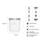 Taza Térmica Clásica Stanley Camp Mug 354ml - Polar