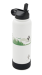 Botella Termica Hydra Go 1000Ml - Blanco/Negro