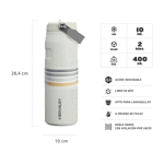 Botella Termica Stanley Aerolight Flip Straw 710Ml - Ash Stripe