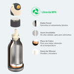 Botella Asobu Bestie 460 ml - Penguin
