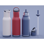 Botella Asobu Metro 650 ml - Red