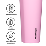 Vaso Corkcicle Cold Cup 709Ml - Sun-Soaked Pink