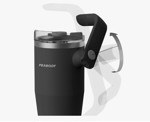 Vaso Termico Mug Peabody Pe-mg950n 950 Ml Doble Tapa Negro