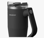 Vaso Termico Mug Peabody Pe-mg950n 950 Ml Doble Tapa Negro