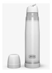 Termo Mate 1 Litro Lumilagro Luminox Inoxidable Blanco Liso