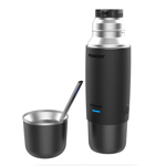 Termo Electrico Peabody 500ml para auto Negro PE-ETL500N