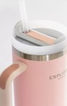 Vaso Termico Quencher 1,18 Litros Explorer Apolo Acero Rosa
