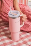 Vaso Termico Quencher 1,18 Litros Explorer Apolo Acero Rosa