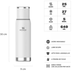 Termo Matero 1l Stanley Adventure To-go Cebador Acero Blanco