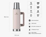 Termo Stanley Mate System Classic 1.6lts Rosa Quartz Ac Inox