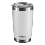 Vaso con Doble Pared Waterdog BORDA500WH 500 ml Blanco Acero