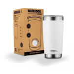 Vaso con Doble Pared Waterdog BORDA500WH 500 ml Blanco Acero
