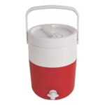 Termo Plástico Coleman 7,6l Rojo Con Tapa A Rosca Rojo