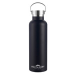 Botella Negra South Port Térmica Deportiva 750ml Acero Inoxidable