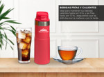 Vaso Termico Naranja South Port 500ml con Tapa y Retención de Temperatura