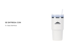 Vaso Térmico Blanco South Port by Gadnic 590ML Frío Calor con Tapa Hermética