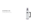 Termo Negro South Port Acero Inoxidable 1.3L