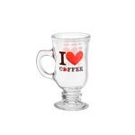 Set X 4 Jarros "I Love Coffee"  Vidrio - Wheaton