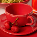Taza De Té 200 Cc C/ Plato De Unni Red - Oxford