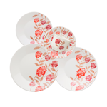 Set X6 Tazas Te C Plato 200cc Vermelho - Oxford