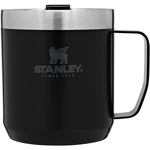Taza Legendary Camp de 350 ml, color negro mate